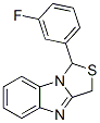 1H,3H-Thiazolo[3,4-a]benzimidazole, 1-(3-fluorophenyl)- 结构式