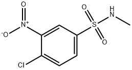 4-氯-N-甲基-3-硝基苯磺酰胺 结构式