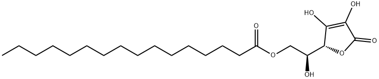 L-抗坏血酸棕榈酸酯 结构式
