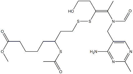 硫辛酸硫胺 结构式