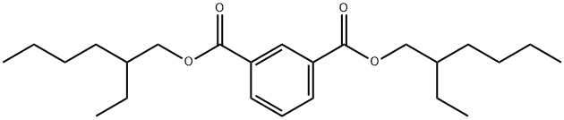 间苯二甲酸二辛酯 结构式