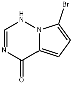 7-bromo-3H,4H-pyrrolo[2,1-f][1,2,4]triazin-4-one 结构式