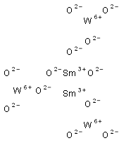 disamarium tritungsten dodecaoxide 结构式