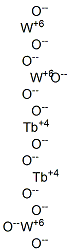 diterbium tritungsten dodecaoxide 结构式