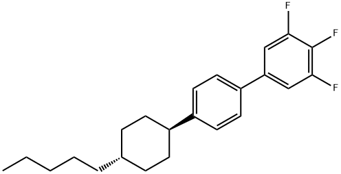 (反式,反式)-4-戊基-环己基-3,4,5-三氟联苯 结构式