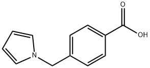 4-(1H-吡咯-1-甲基)苯甲酸 结构式