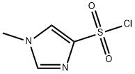 1-甲基-1H-咪唑-4-磺酰氯 结构式