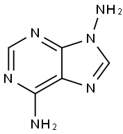 9H-Purine-6,9-diamine (9CI) 结构式