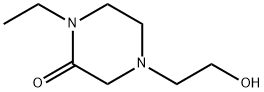 Piperazinone, 1-ethyl-4-(2-hydroxyethyl)- (9CI) 结构式