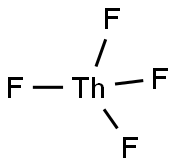 四氟化钍 结构式