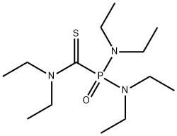 1-[Bis(diethylamino)phosphinyl]-N,N-diethylformthioamide 结构式