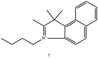 3-丁基-1,1,2-三甲基-1H-苯并[E]吲哚碘化物 结构式
