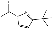 Ethanone,  1-[5-(1,1-dimethylethyl)-2H-1,2,3-diazaphosphol-2-yl]- 结构式