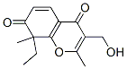 8-Ethyl-2,8-dimethyl-3-(hydroxymethyl)-4H-1-benzopyran-4,7(8H)-dione 结构式