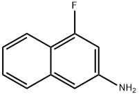 2-AMINO-4-FLUORONAPHTHALENE 结构式