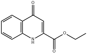 4-氧代-1,4-二氢喹啉-2-羧酸乙酯 结构式