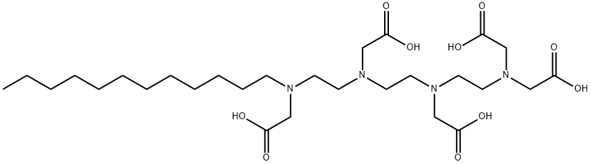 docosyl-triethylenetetraminepentaacetic acid 结构式