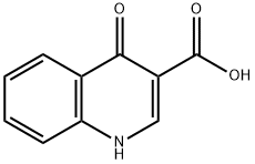 4-氧代-1,4-二氢喹啉-3-羧酸 结构式