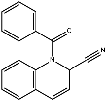 1-Benzoyl-1,2-dihydro-2-quinolinecarbonitrile 结构式
