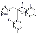 Α-(2,4-二氟苯基)-5-氟-Β-甲基-Α-(1,2,4-三唑-1-甲基)-4- 嘧啶乙醇 结构式