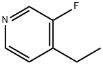 4-乙基-3-氟吡啶 结构式