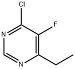 4-氯-6-乙基-5-氟嘧啶 结构式