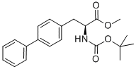 (S)-METHYL N-TERT-BUTOXYCARBONYL-3-(4-BIPHENYLYL)-2-AMINOPROPIONATE 结构式