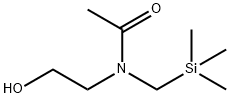 Acetamide,  N-(2-hydroxyethyl)-N-[(trimethylsilyl)methyl]- 结构式