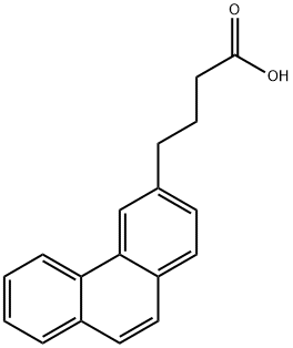 4-(3-phenanthryl)butanoic acid 结构式