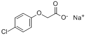 4-氯苯氧乙酸钠 结构式