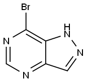 7-溴-1H-吡唑并[4,3-D]嘧啶 结构式