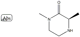 (R)-1,3-二甲基哌嗪-2-酮盐酸盐 结构式