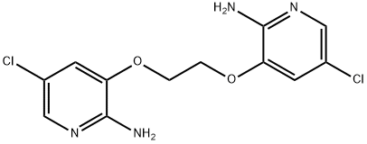 3- [2-(2-氨基-5-氯吡啶-3-基)氧基乙氧基] -5-氯吡啶-2-胺 结构式