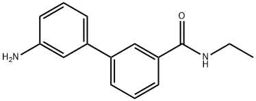 3-(3-AMinophenyl)-N-ethylbenzaMide 结构式