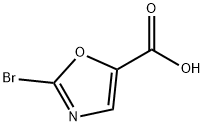 2-溴恶唑-5-甲酸 结构式