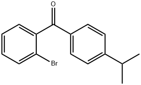 2-BROMO-4'-ISOPROPYLBENZOPHENONE 结构式