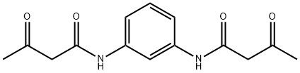 N,N'-1,3-phenylenebis[3-oxobutyramide] 结构式