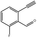 2-乙炔基-6-氟苯甲醛 结构式