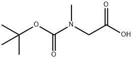 叔丁氧羰酰基肌氨酸 结构式