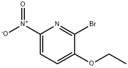 2-Bromo-3-Ethoxy-6-Nitropyridine 结构式