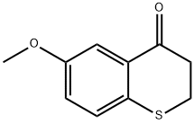 6-甲氧基-4-硫色满酮 结构式