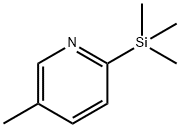 5-甲基-2-(三甲基甲硅烷基)吡啶 结构式