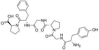 tyrosyl-glycyl-prolyl-glycyl-phenylalanyl-proline 结构式
