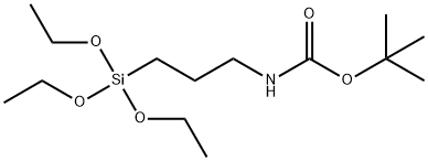 3-三乙氧基硅基丙基叔丁基氨基甲酸盐 结构式
