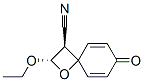 1-Oxaspiro[3.5]nona-5,8-diene-3-carbonitrile,2-ethoxy-7-oxo-,trans-(9CI) 结构式