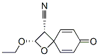 1-Oxaspiro[3.5]nona-5,8-diene-3-carbonitrile,2-ethoxy-7-oxo-,cis-(9CI) 结构式