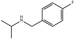 N-(4-氟苄基)-2-丙基胺 结构式