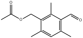 3-甲酰基-2,4,6-三甲基乙酸苄酯 结构式