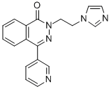 2-(2-(1-imidazolyl)ethyl)-4-(3-pyridyl)-1(2H)-phthalazinone 结构式