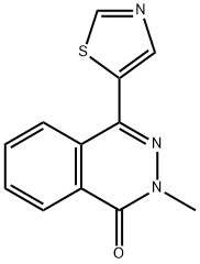 2-methyl-4-(5-thiazolyl)-1(2H)-phthalazinone 结构式